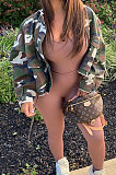 Camo Short Money Tooling Casual Coat MF5194