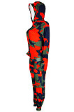 Fashion Casual Camo Sets Casual Long Sleeve Hooded Two- Piece YMT6045
