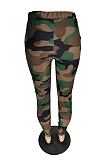 Casual Camo High Waist Long Pants PU6016
