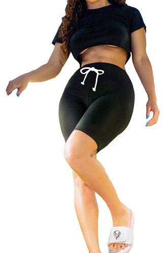 Sexy Euramerican Club Pure Color Jacket Shorts Sets XQ1094