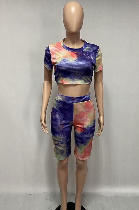 Women Sexy Euramerican Club Summer Jacket Back Hollow Out Shorts Sets XQ1086