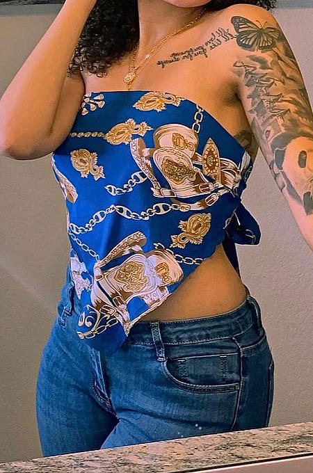 Sexy Bandeau Bra T Shirts BLE2248