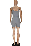 Fashion Sling Prue Color Tight Sexy Jumpsuit MN8341