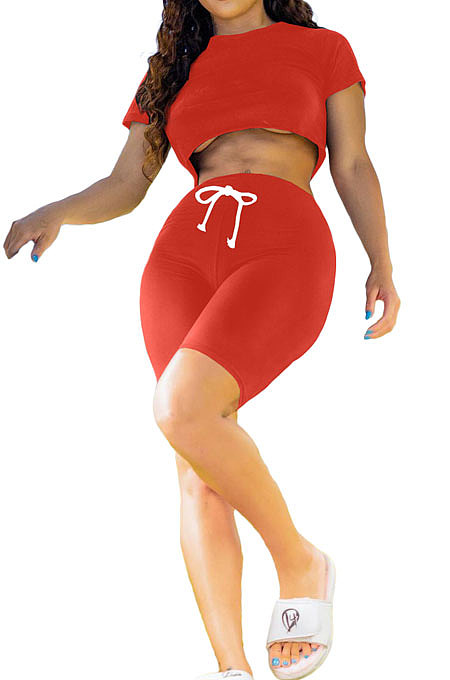 Sexy Euramerican Club Pure Color Jacket Shorts Sets XQ1094