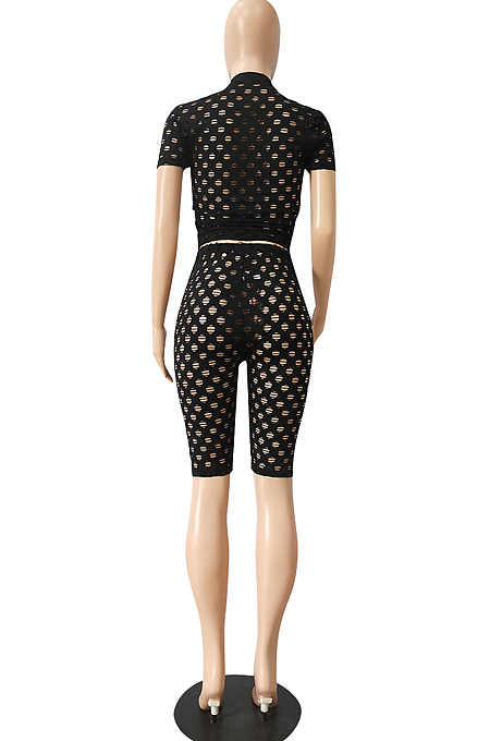 Fashion Sexy Hollow Out Perspective Cultivate One's Morality The Home Suit CM2101