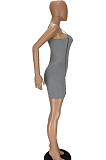 Fashion Sling Prue Color Tight Sexy Jumpsuit MN8341