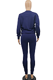 Cute Prue Color Casual Sport Two-Piece MTY6779