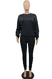 Cute Prue Color Casual Sport Two-Piece MTY6779