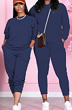 Cute Prue Color Casual Sport Two-Piece MTY6779
