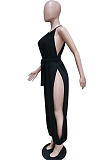 Prue Color Sexy Sling Split Jumpsuit BBN149