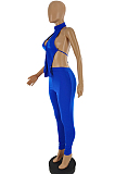 Prue Clolor Backless Casual Two-Piece SQ942