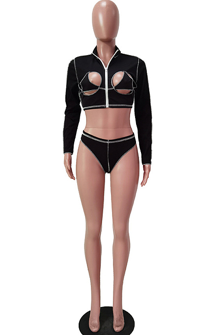 Fashion Sexy Prue Color Bikini Two-Piece TRS1107