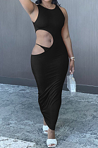 Night Clue Sexy Fashion Casual Prue Color Dresses S6271