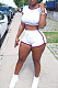 Prue Color Cotton Ribbon Sport Coltivate One's Morality Shorts Two-Piece TRS1105