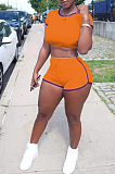 Prue Color Cotton Ribbon Sport Coltivate One's Morality Shorts Two-Piece TRS1105