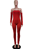 Fashion Sexy Boob Tube Top Long Jumpsuit WY6744