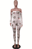 Fashion Sexy Boob Tube Top Long Jumpsuit WY6744