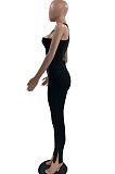 Casual Simplee Sexy Pure Color Vest Sets Two-Pieces MF6607