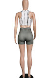 Tie Dye Printing Casual Sport Vest Shorts Sets LML202