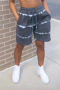 Fashion Casual Simplee Printing Loose Shorts PU6058