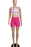 Tie Dye Printing Casual Sport Vest Shorts Sets LML202