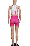 Tie Dye Printing Casual Sport Vest Shorts Sets LML202