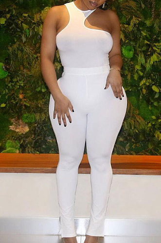 Casual Simplee Sexy Pure Color Vest Sets Two-Pieces MF6607