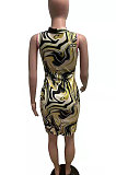 Sexy Club Suits Spliced Brace Mini Dress FA7172