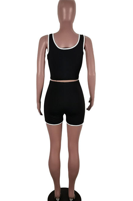 Fashion Sport Printing Vest Shorts Sets BLE2254