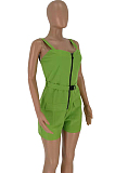 Polyester Fashion Casual Sling Jumpsuits TK6006