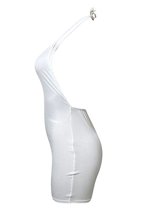 Bind Rib Backless Sexy Romper Shorts NK217