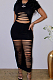 Summer Fashion Prue Color Hollow Out Dresses E8565
