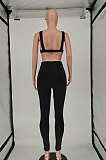 Fashion Sexy Backless Pure Color Pants Sets SMY8075