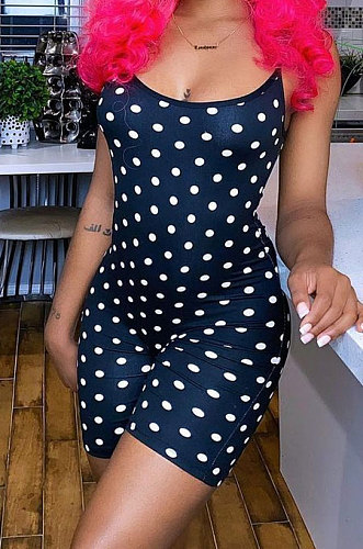 Slip Sexy Trendy Polka Dot Romper Shorts SMY8076