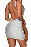 Women Thread Slip Backless Cultivate One's Morality Sexy Mini Dress WMZ2615