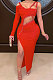 Sexy Club Hollow Out Irregular Women Long Dress XZ5054