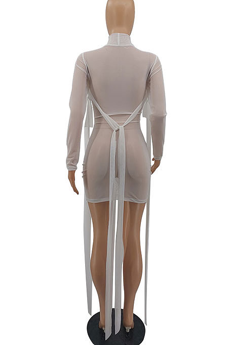 Womenswear Sexy Net Yarn Mini Dress MTY6506