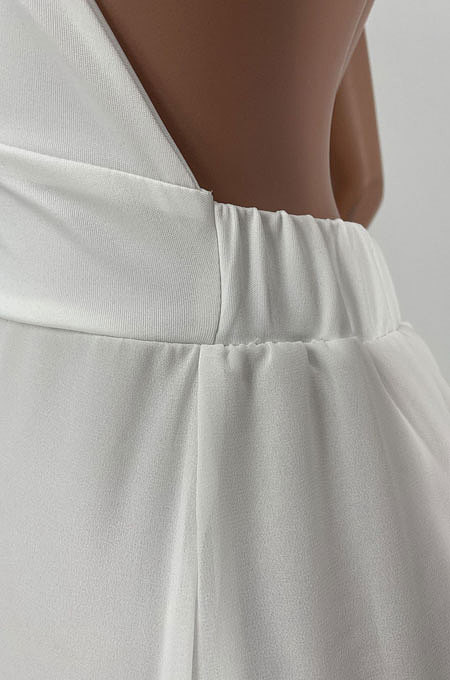Bind Backless Hang A Neck Net Yarn Long Dress CYY8080