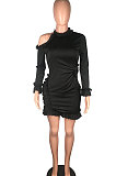 Seyx Fashion Hole Agaric Edge Mini Dress BS1257