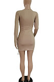 Women Sexy Hollow Out Ruffle Cultivate One's Morality Mini Dress DY6999