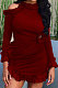 Seyx Fashion Hole Agaric Edge Mini Dress BS1257
