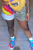 Personlity Joining Together Print Casual Shorts LY011