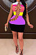 Fashion Casual Womnen Spliced Sexy Hollow Out Bind Mini Dress MDF5220