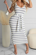 Casual Fashion Sexy Stripe Dresses LYY9286