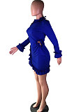 Seyx Fashion Hole Agaric Edge Mini Dress BS1257