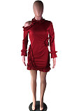 Seyx Fashion Hole Agaric Edge Mini Dress BS1257