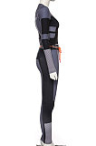 Printing Contrast Color Long Sleeve Sport Fitness Suit Sets SX1735104