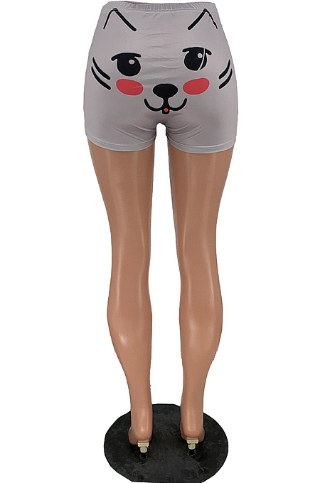Personality Cute Print The Home Shorts LY013
