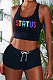 Embroidered Back Hollow Out Sexy Shorts Sets SXS6035