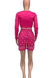 Summer Women Fashion Casual Sport Shorts Sets GLS8125